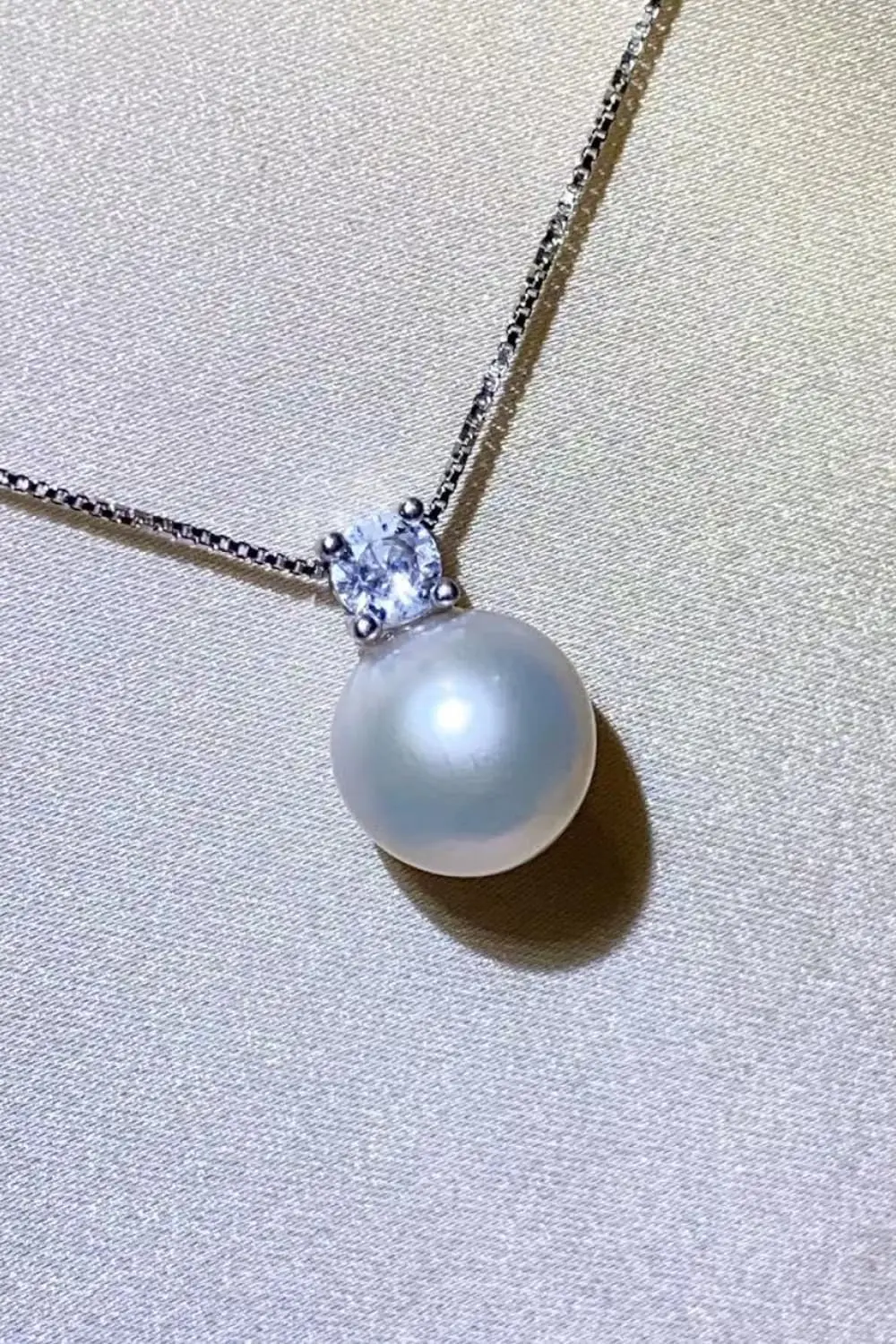 Freshwater Pearl 925 Sterling Silver Necklace, image 2