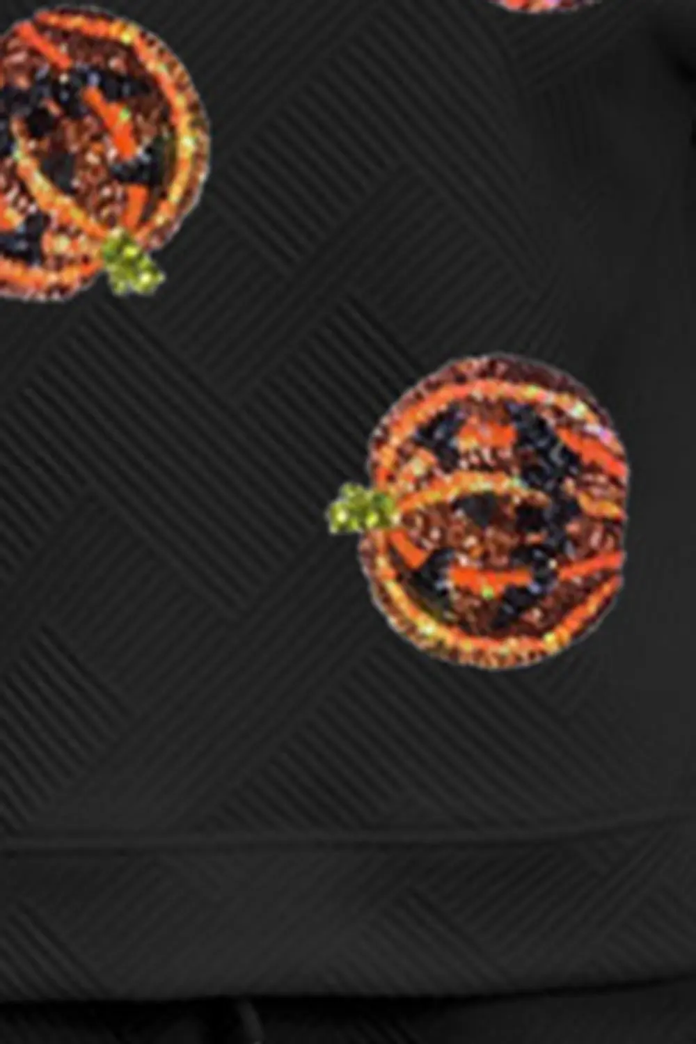 Sequin Patch Pumpkin Top and Pants Set, image 3