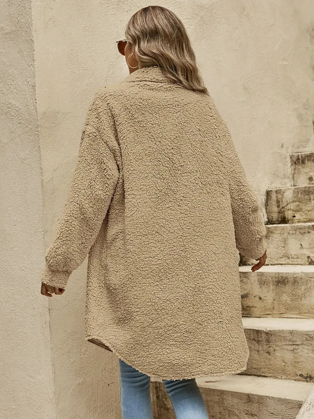 Collared Button Down Coat, image 2