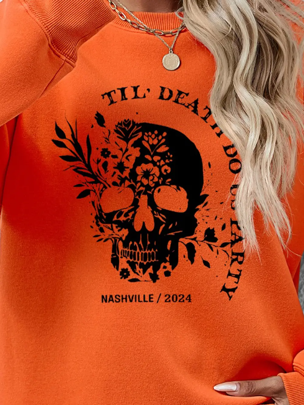 Graphic Round Neck Dropped Shoulder Sweatshirt, image 21