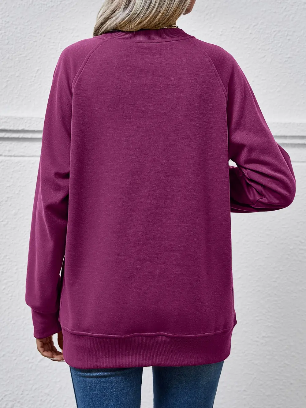 Round Neck Long Sleeve Sweatshirt, image 18