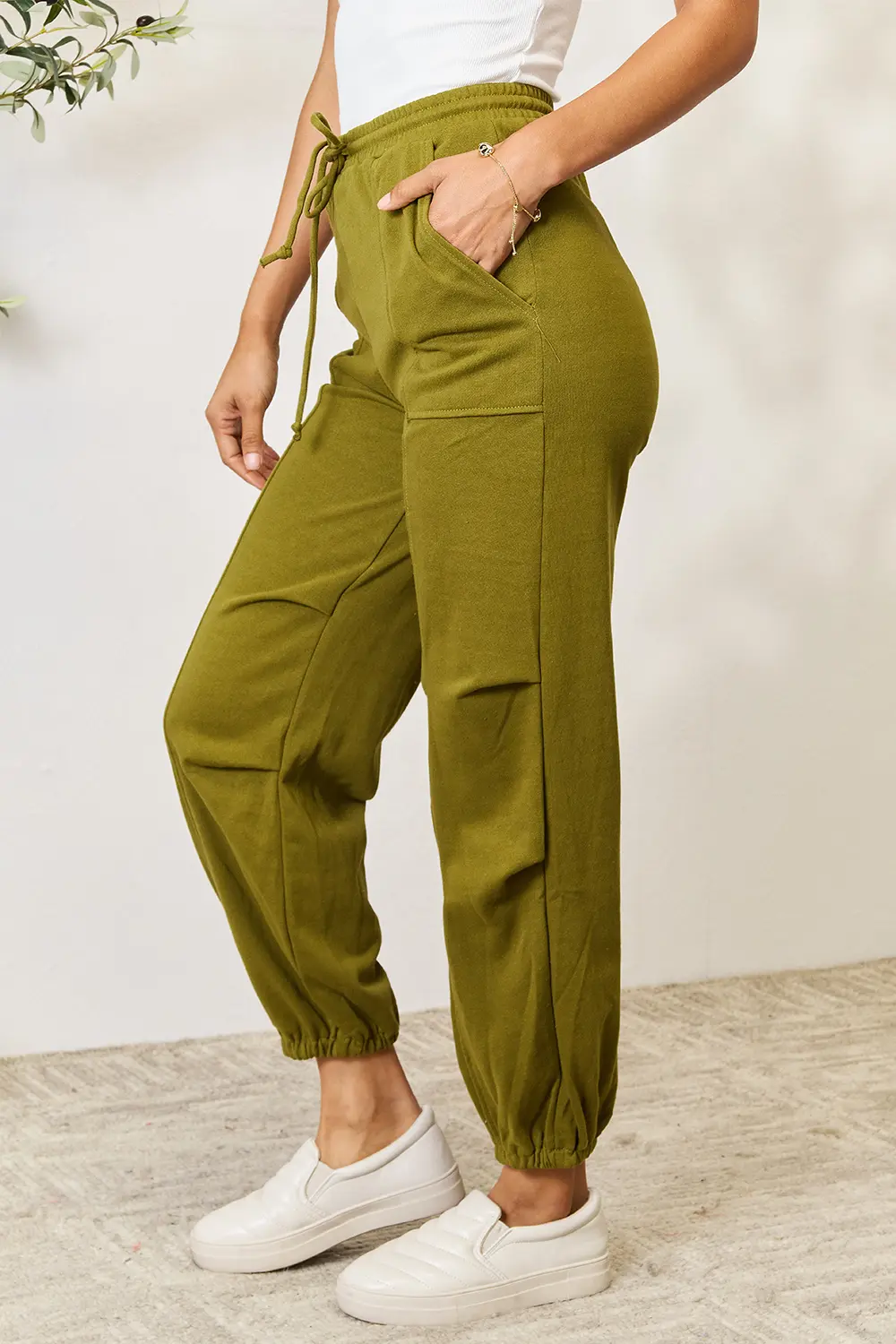 Full Size Drawstring Sweatpants with pockets, image 7