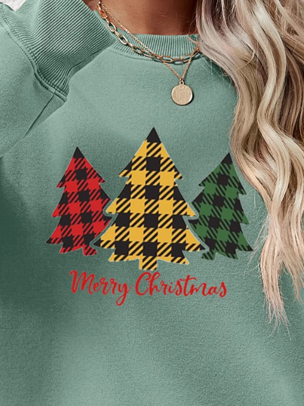 MERRY CHRISTMAS Dropped Shoulder Sweatshirt, image 4