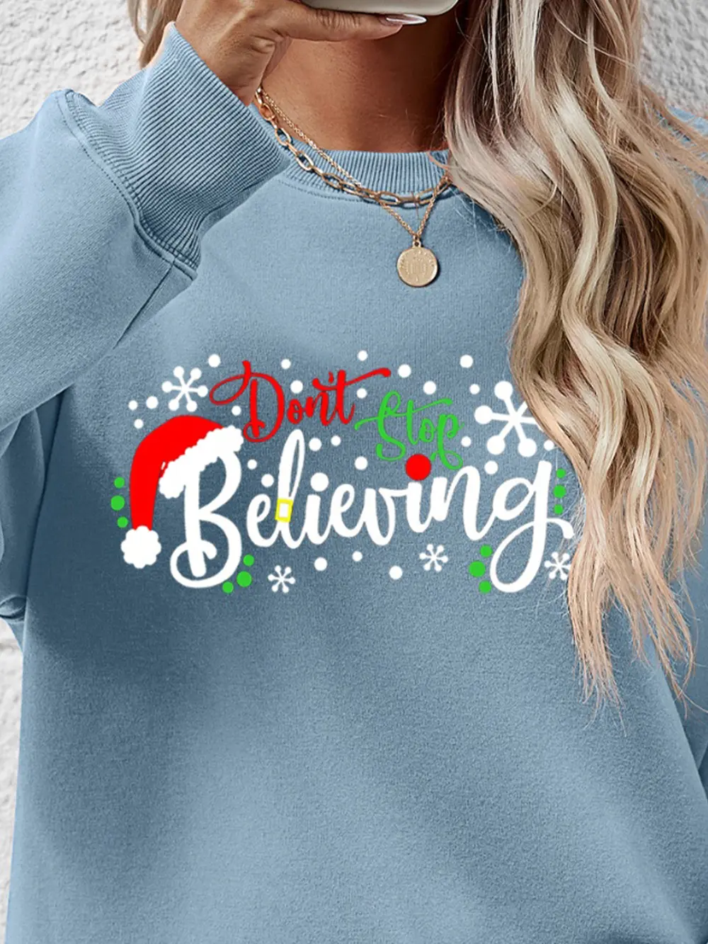 Letter Graphic Long Sleeve Sweatshirt, image 9