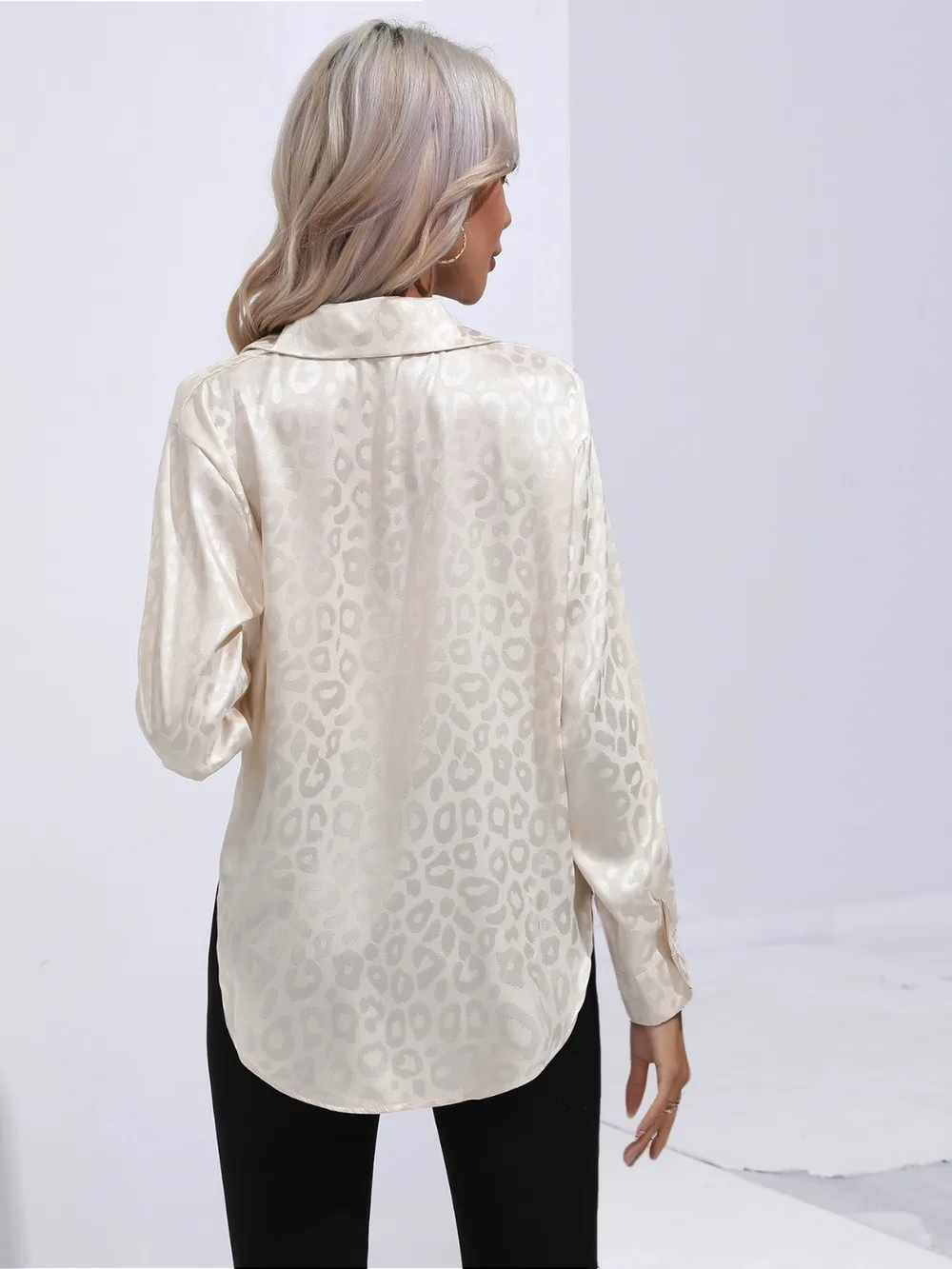 Printed Collared Neck Buttoned Shirt, image 5
