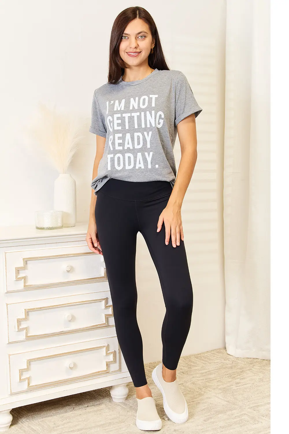 I'M NOT GETTING READY TODAY Graphic T-Shirt, image 8