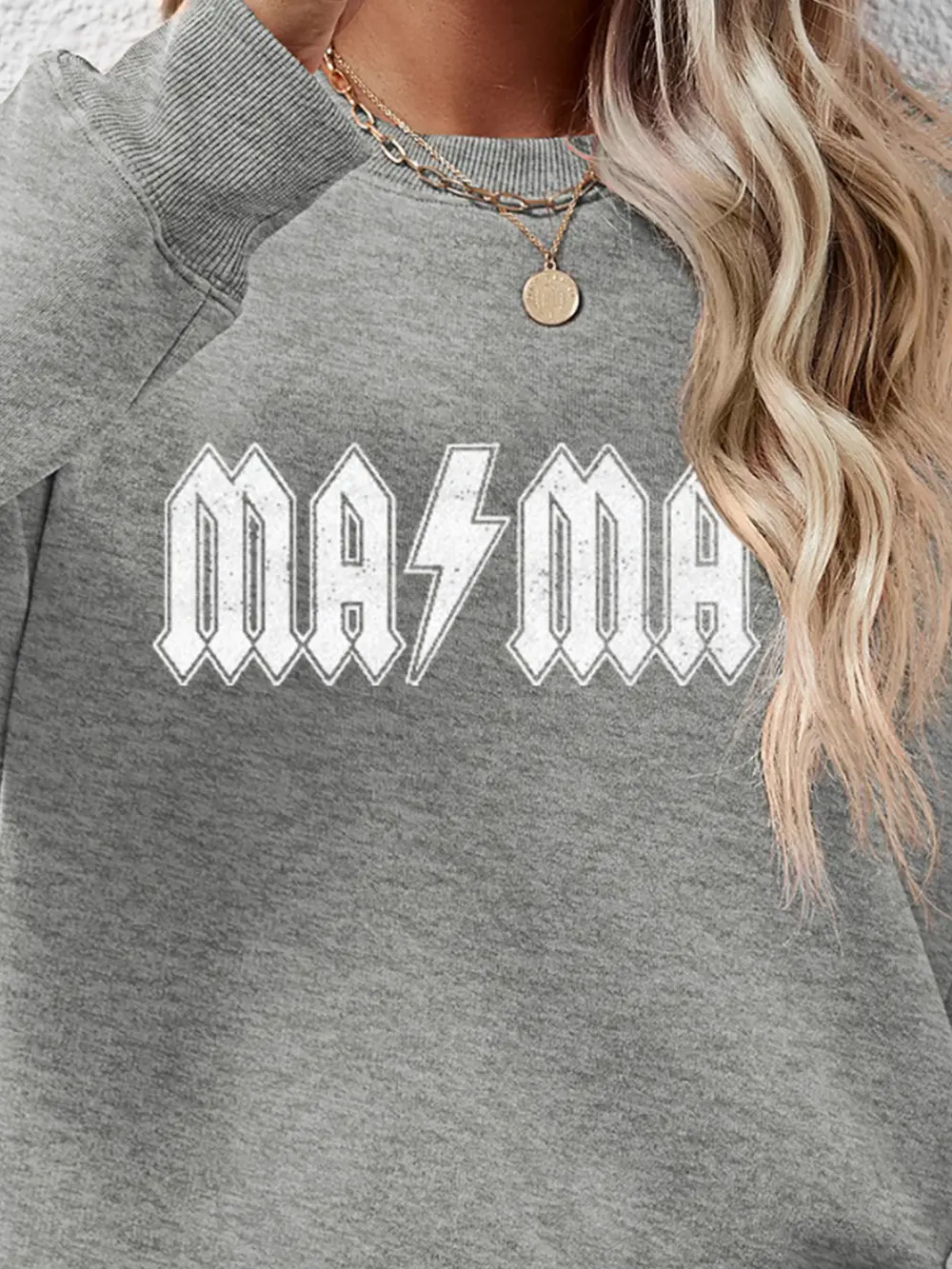 Letter Graphic Dropped Shoulder Sweatshirt, image 26