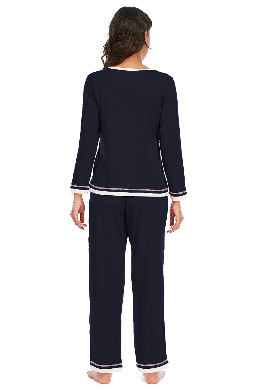 V-Neck Top and Pants Lounge Set, image 7