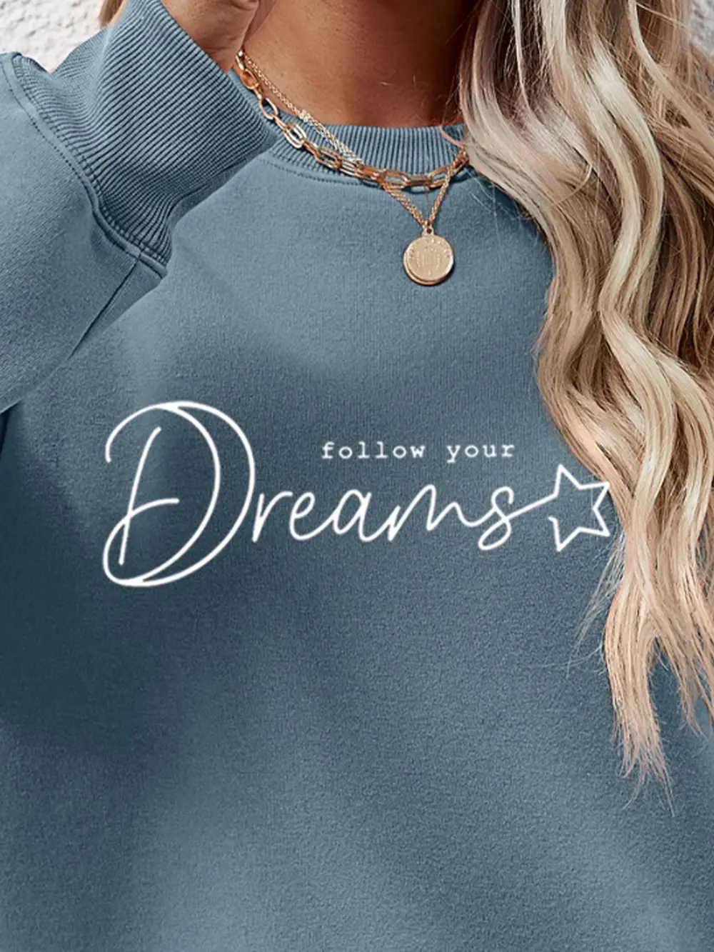 FOLLOW YOUR DREAMS Graphic Sweatshirt, image 9