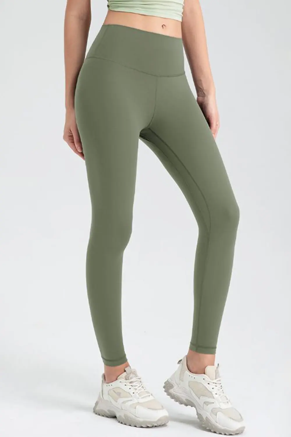 Wide Waistband Slim Fit Active Leggings, image 14