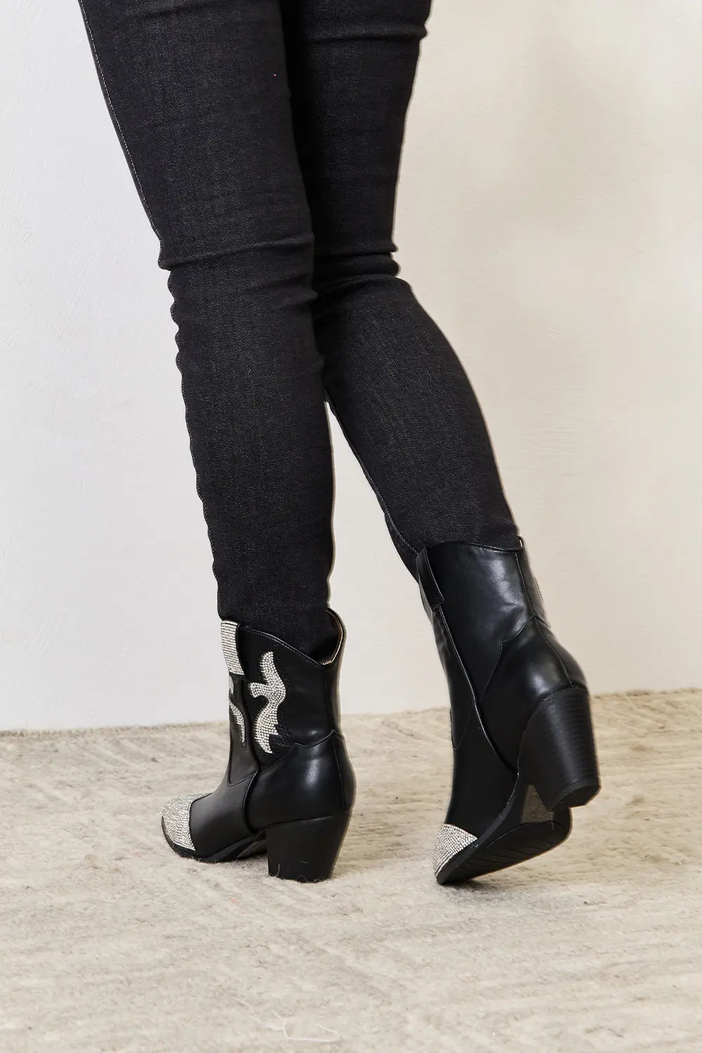 Rhinestone Pointed Boots, image 5