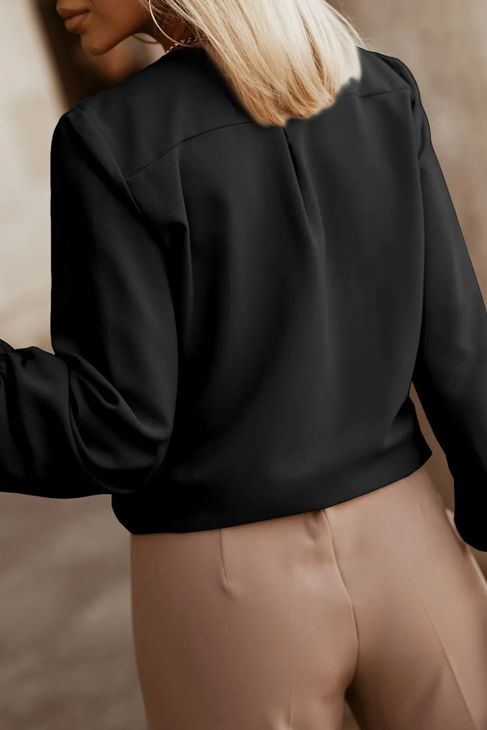 Button Up Round Neck Long Sleeve Shirt, image 25