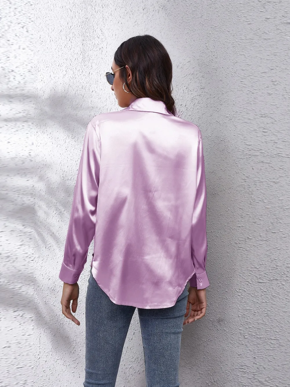 Button Up Collared Neck Long Sleeve Shirt, image 15