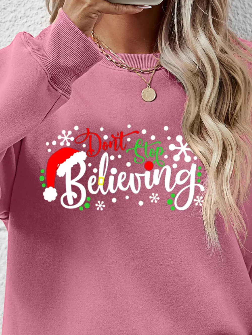 Letter Graphic Long Sleeve Sweatshirt, image 12