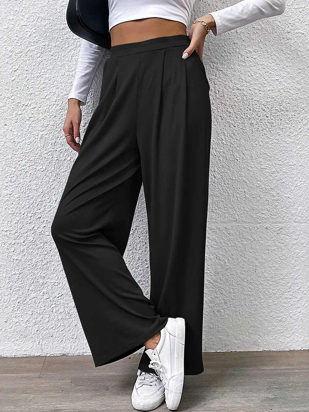 High Waist Straight Pants, image 6
