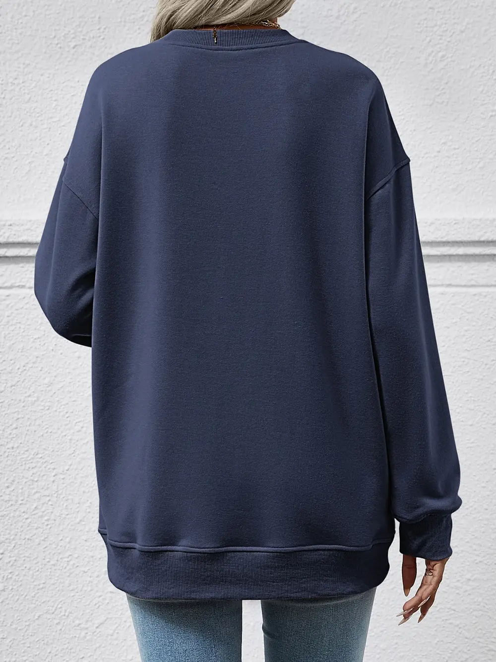 Round Neck Long Sleeve Sweatshirt, image 8