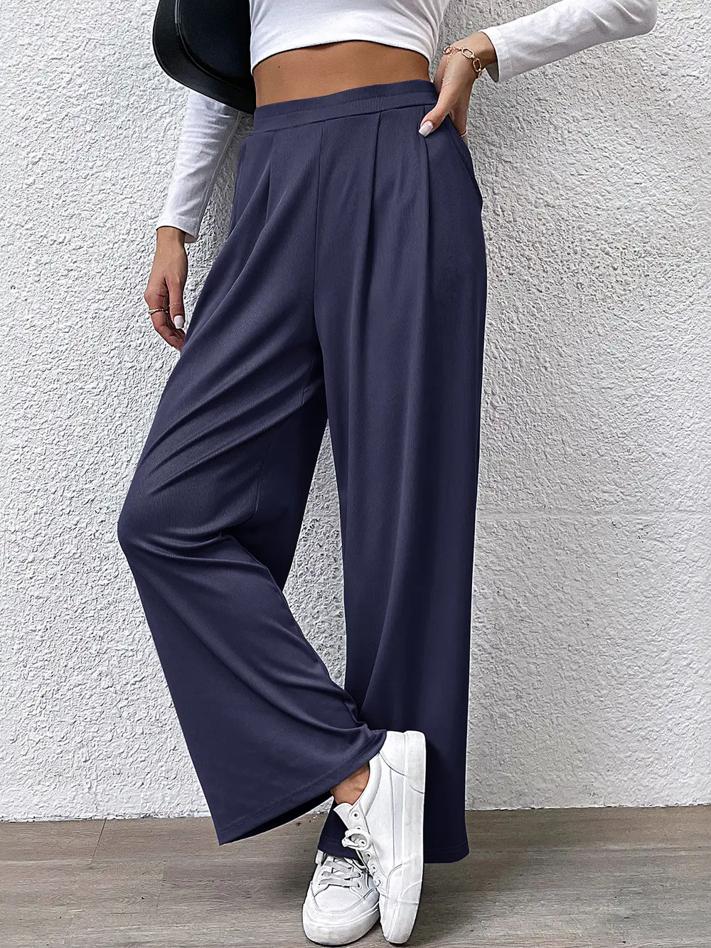 High Waist Straight Pants, image 8