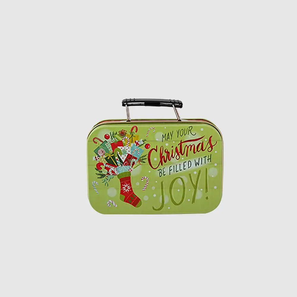 Random 1-Piece Christmas Tinplate Box, image 3