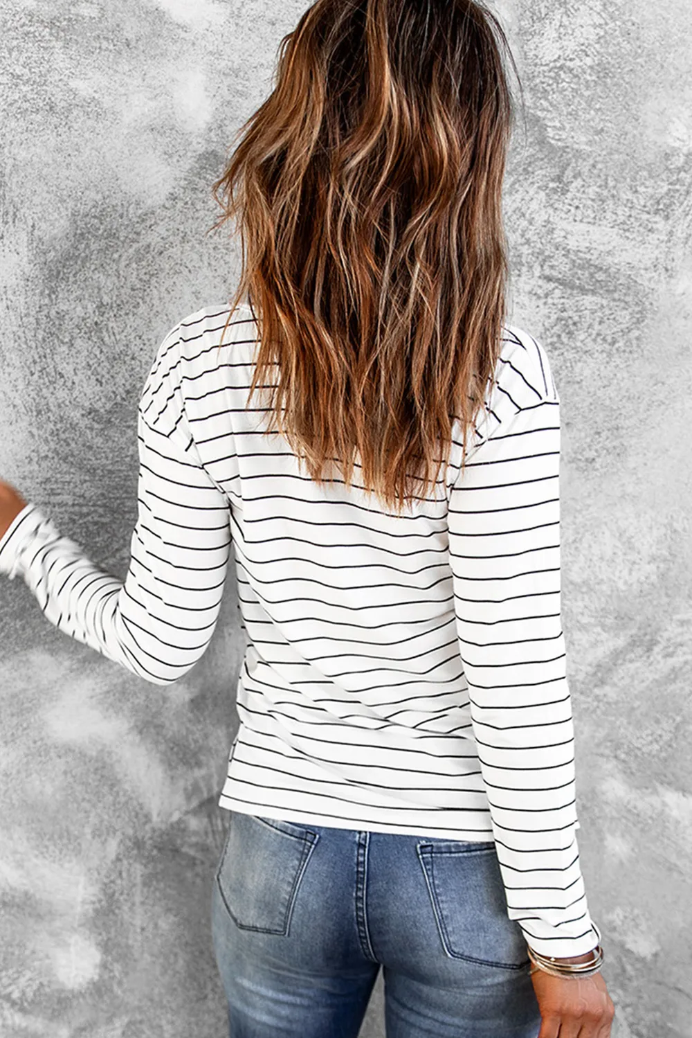 Striped Long Sleeve T-Shirt, image 2