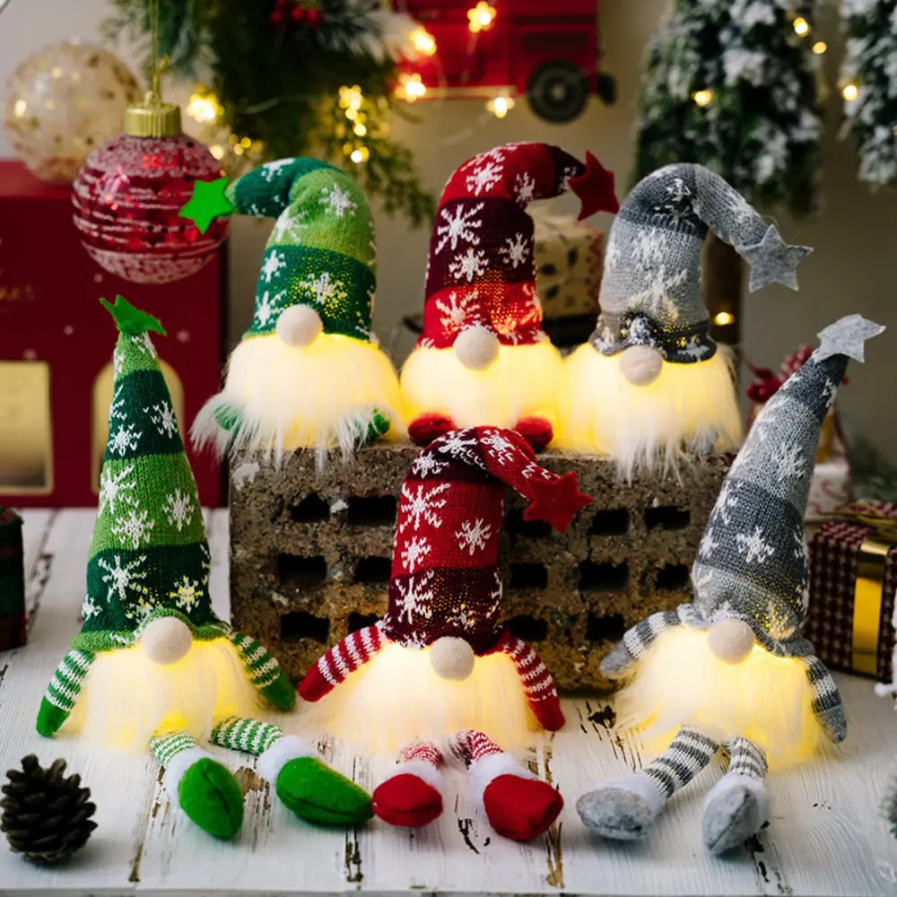 Assorted 2-Piece Light-Up Faceless Gnomes, image 2
