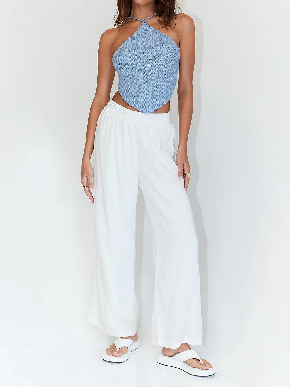 Tie Back Sleeveless Tank Top, image 5
