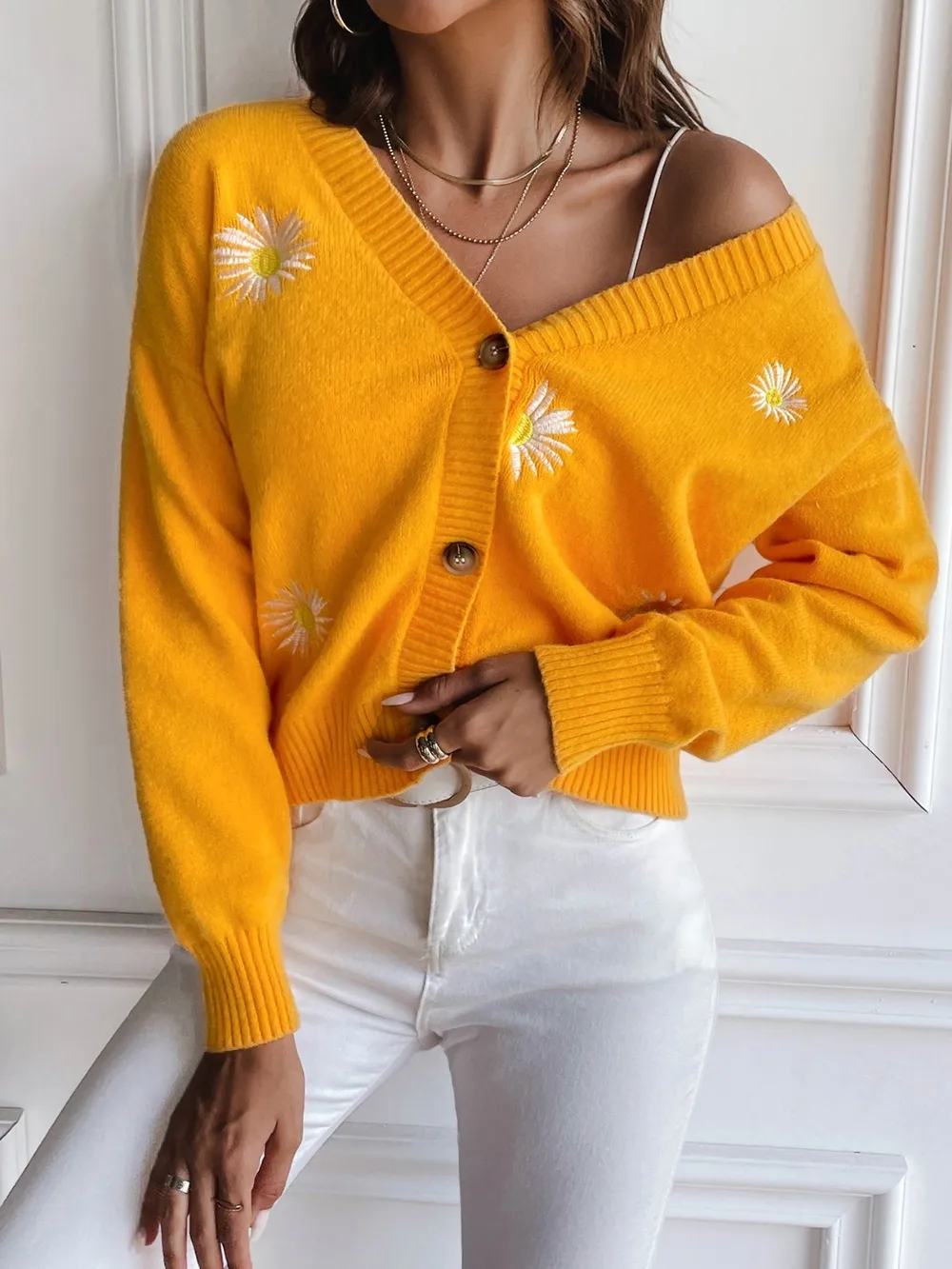 Floral Button Up Cardigan, image 13