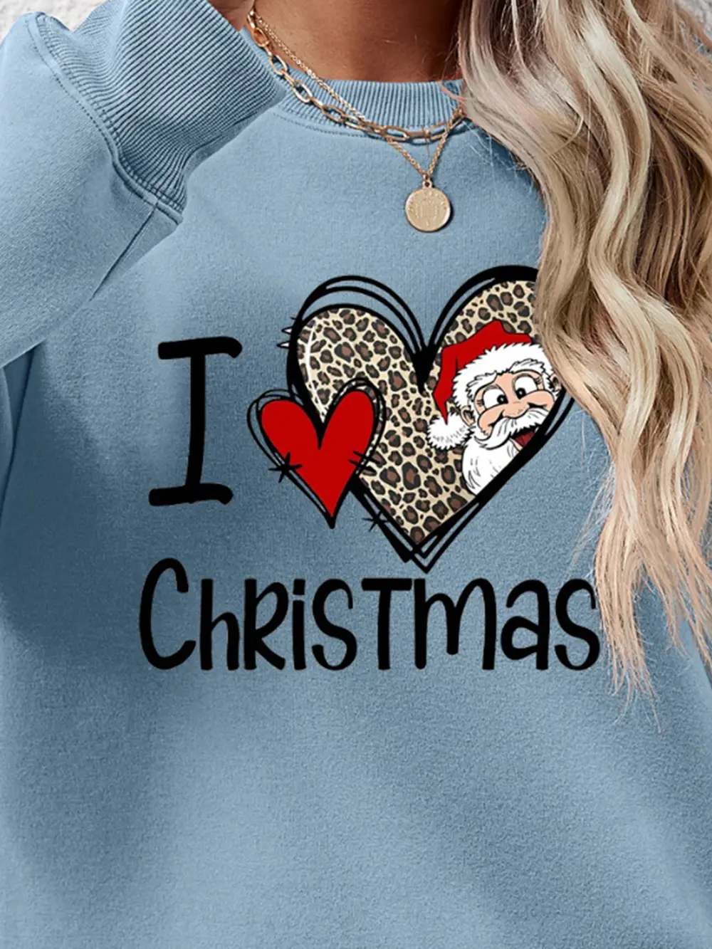 CHRISTMAS Graphic Round Neck Sweatshirt, image 18