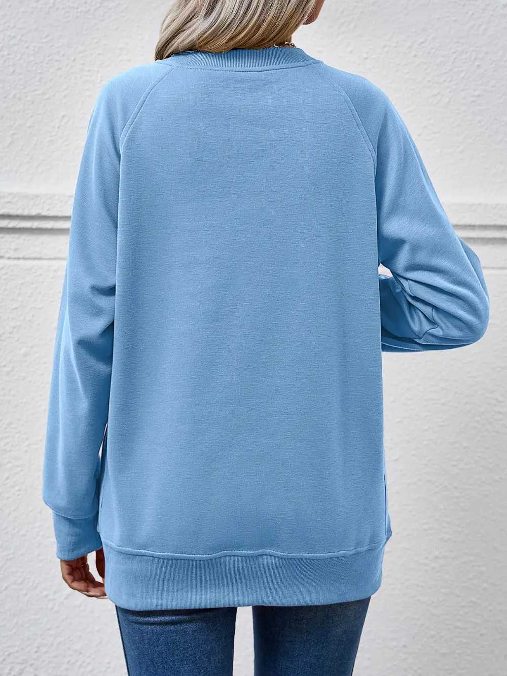 Round Neck Long Sleeve Sweatshirt, image 13