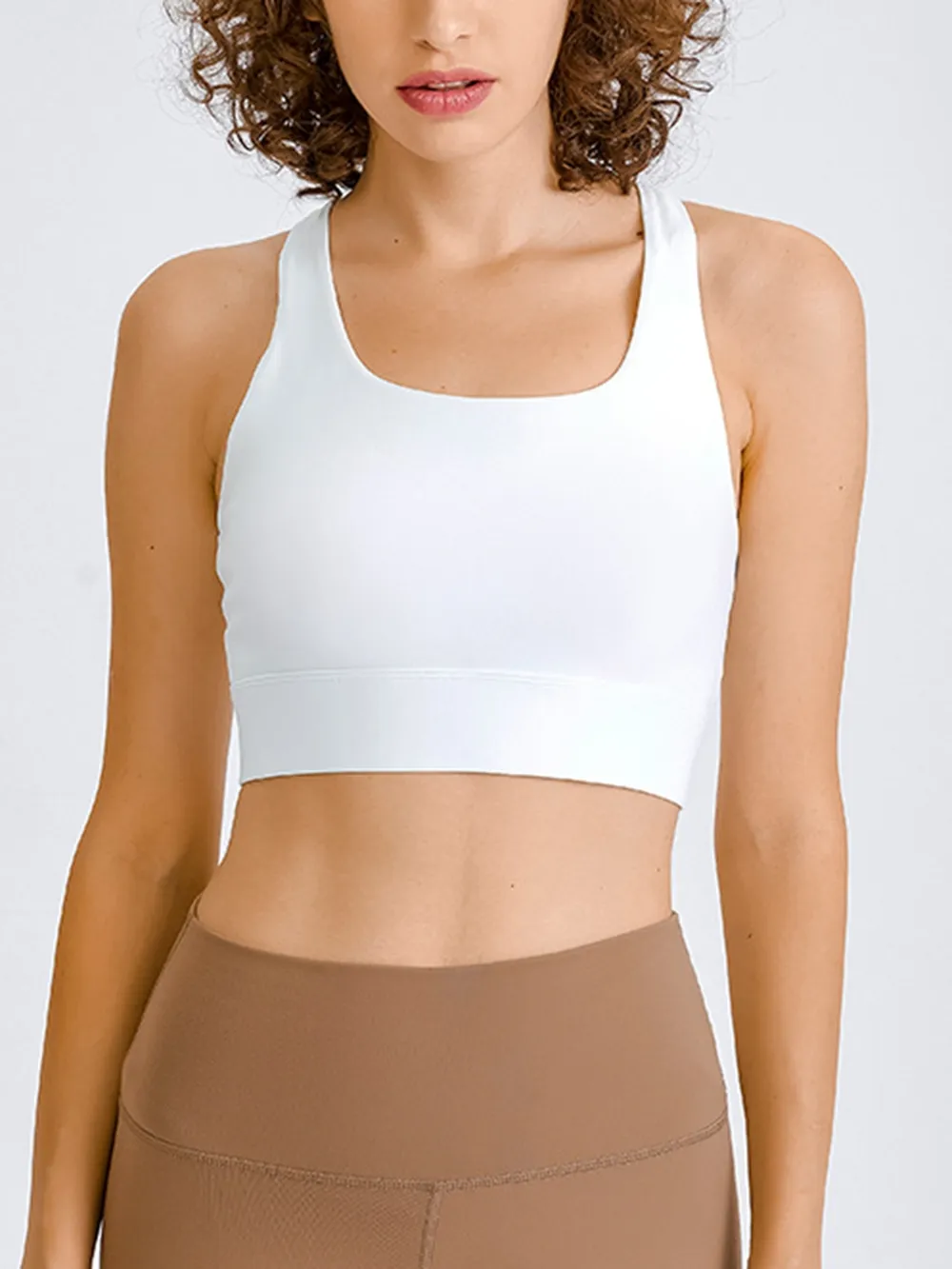 Square Neck Racerback Cropped Tank, image 6
