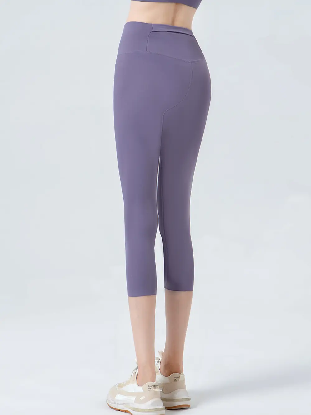 Wide Waistband Cropped Sports Leggings, image 13