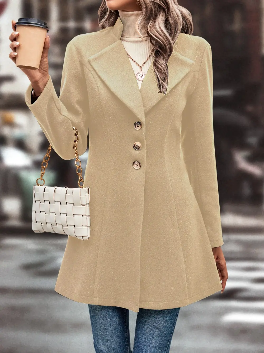 Button Up Longline Coat, image 10