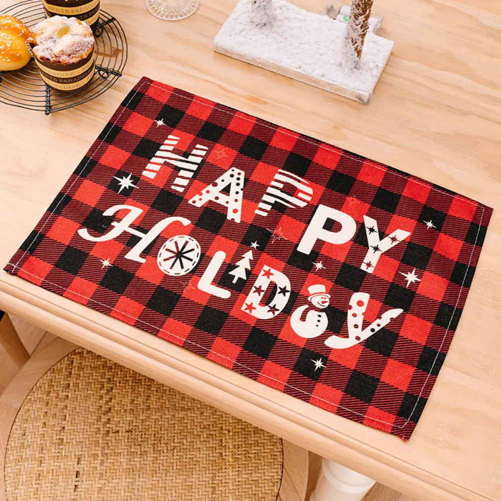Assorted 2-Piece Plaid Placemats, image 14