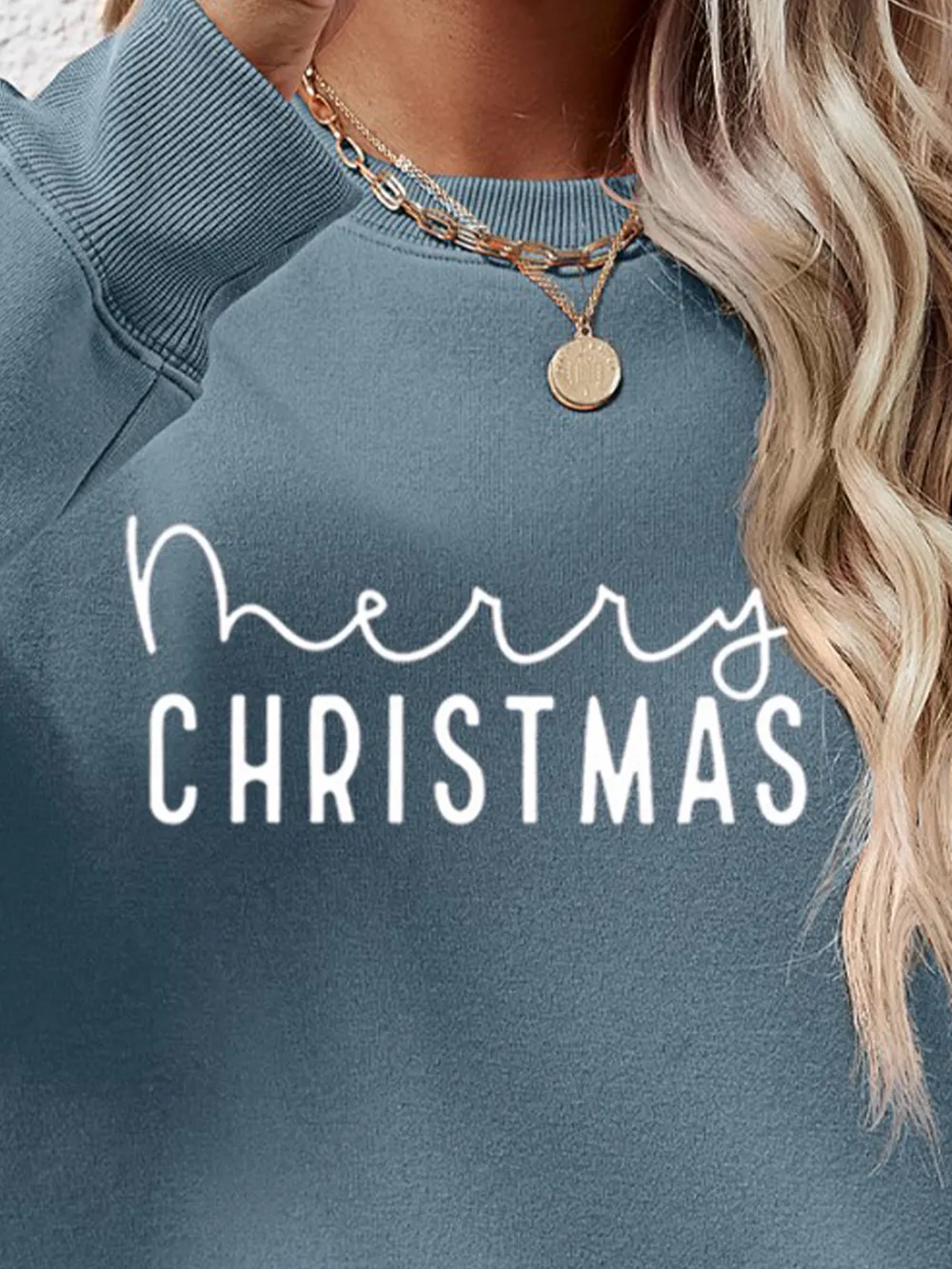 MERRY CHRISTMAS Dropped Shoulder Sweatshirt, image 15
