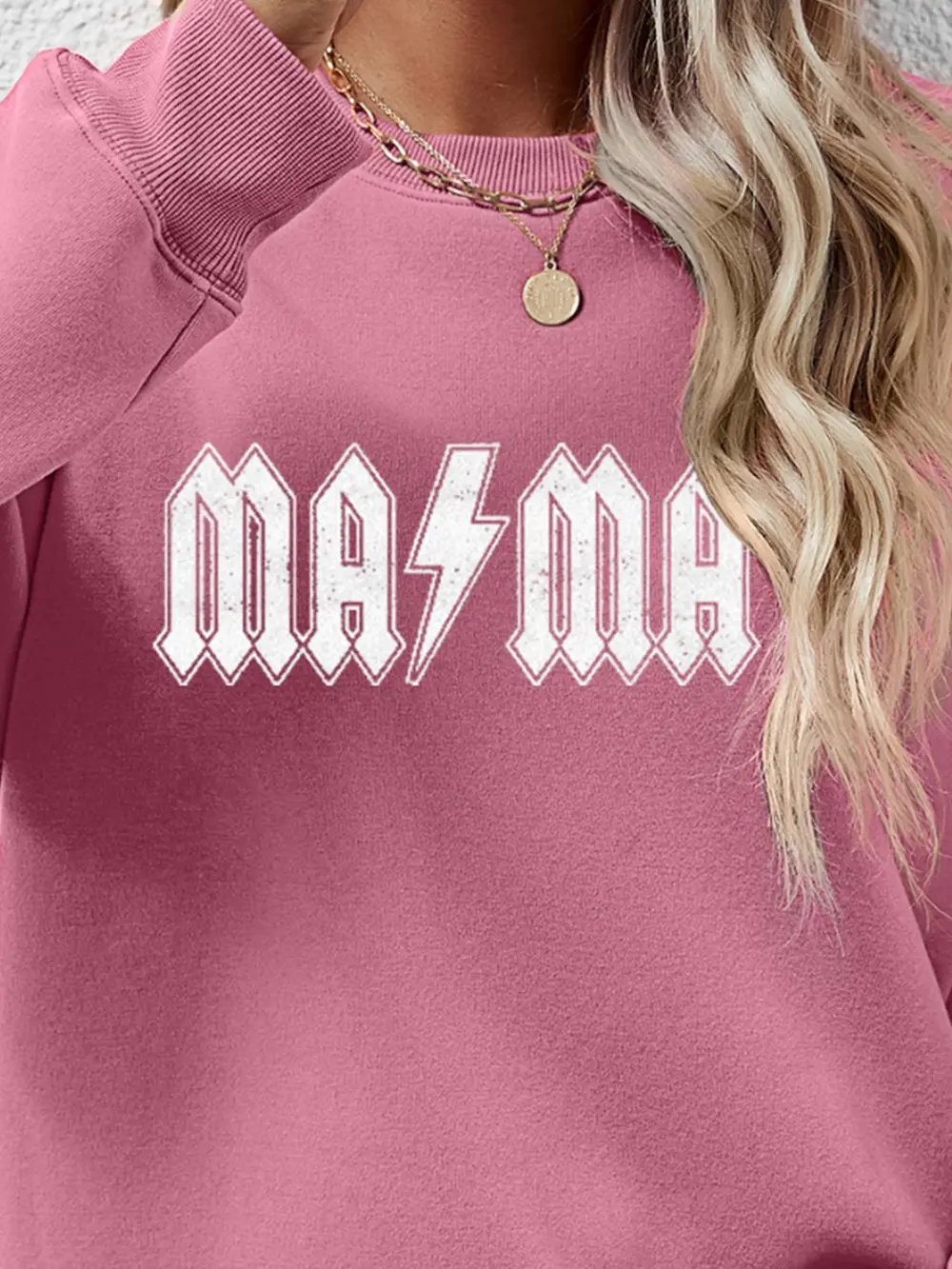 Letter Graphic Dropped Shoulder Sweatshirt, image 11