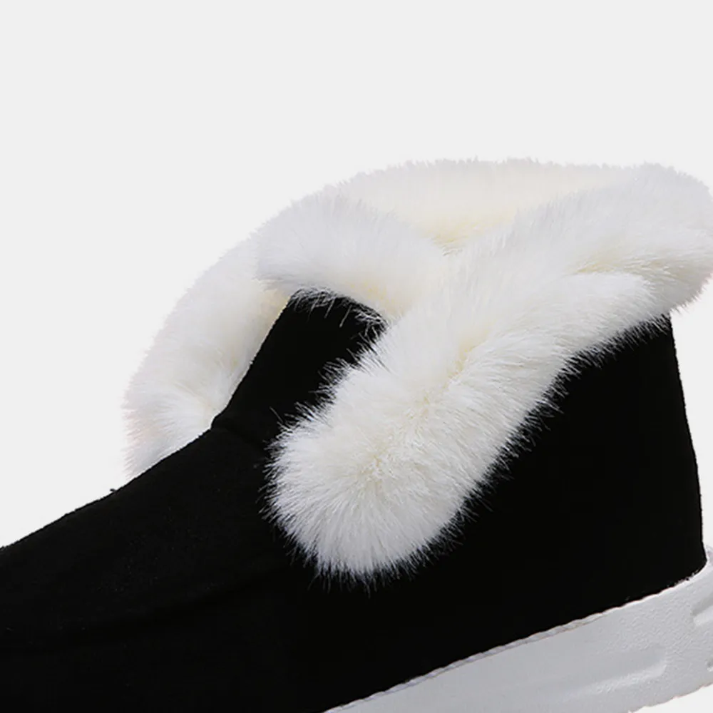 Furry Suede Snow Boots, image 5