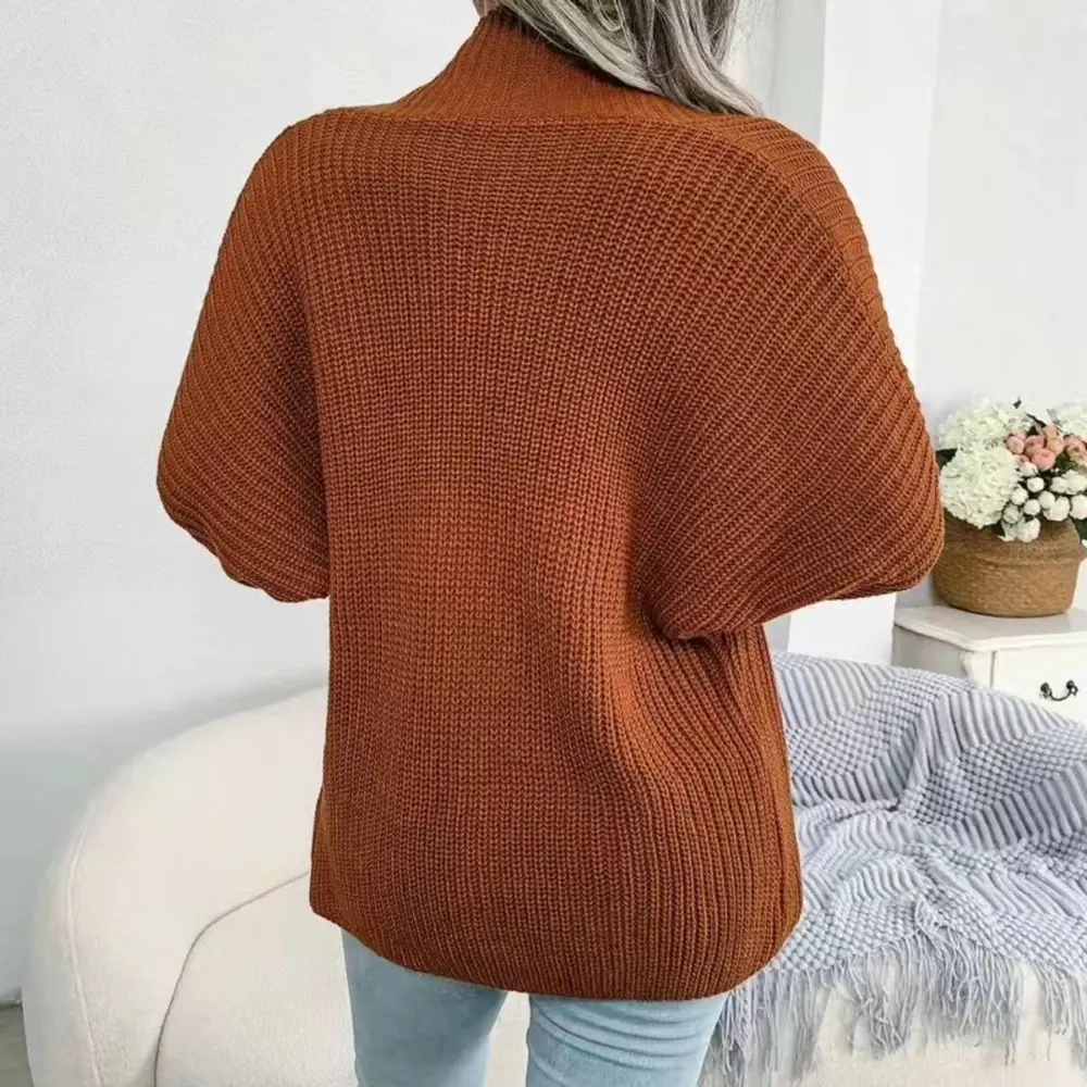 Open Front Lantern Sleeve Cardigan, image 8