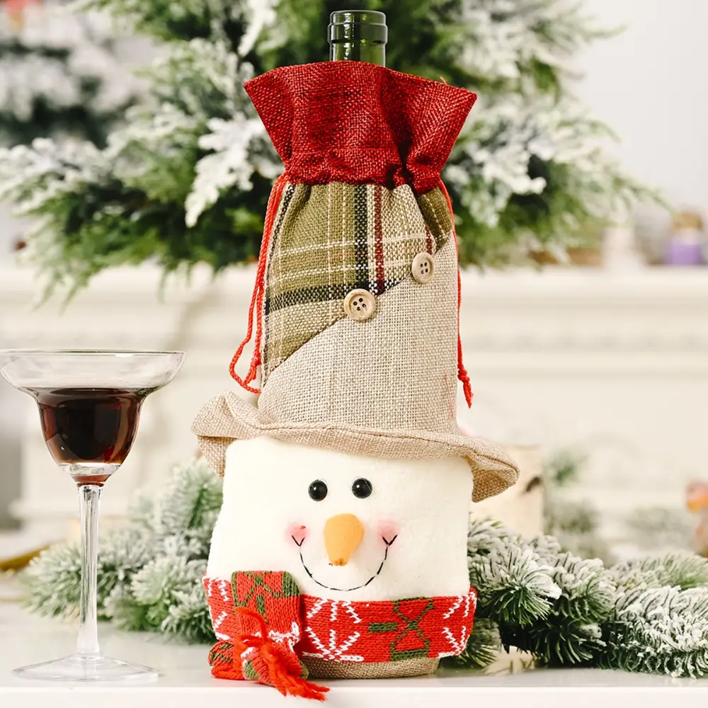 Christmas Wine Bottle Cover, image 3