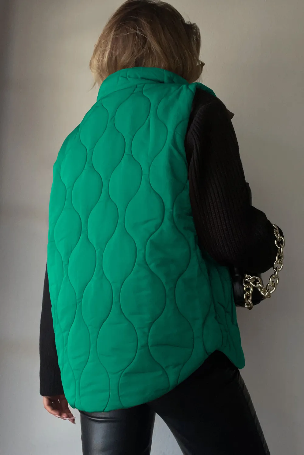 Collared Neck Vest with Pockets, image 9