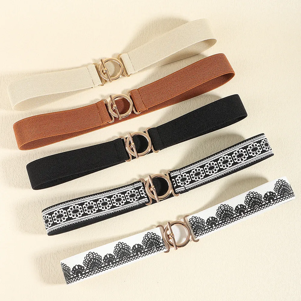 Toggle Clasp Elastic Belt, image 2