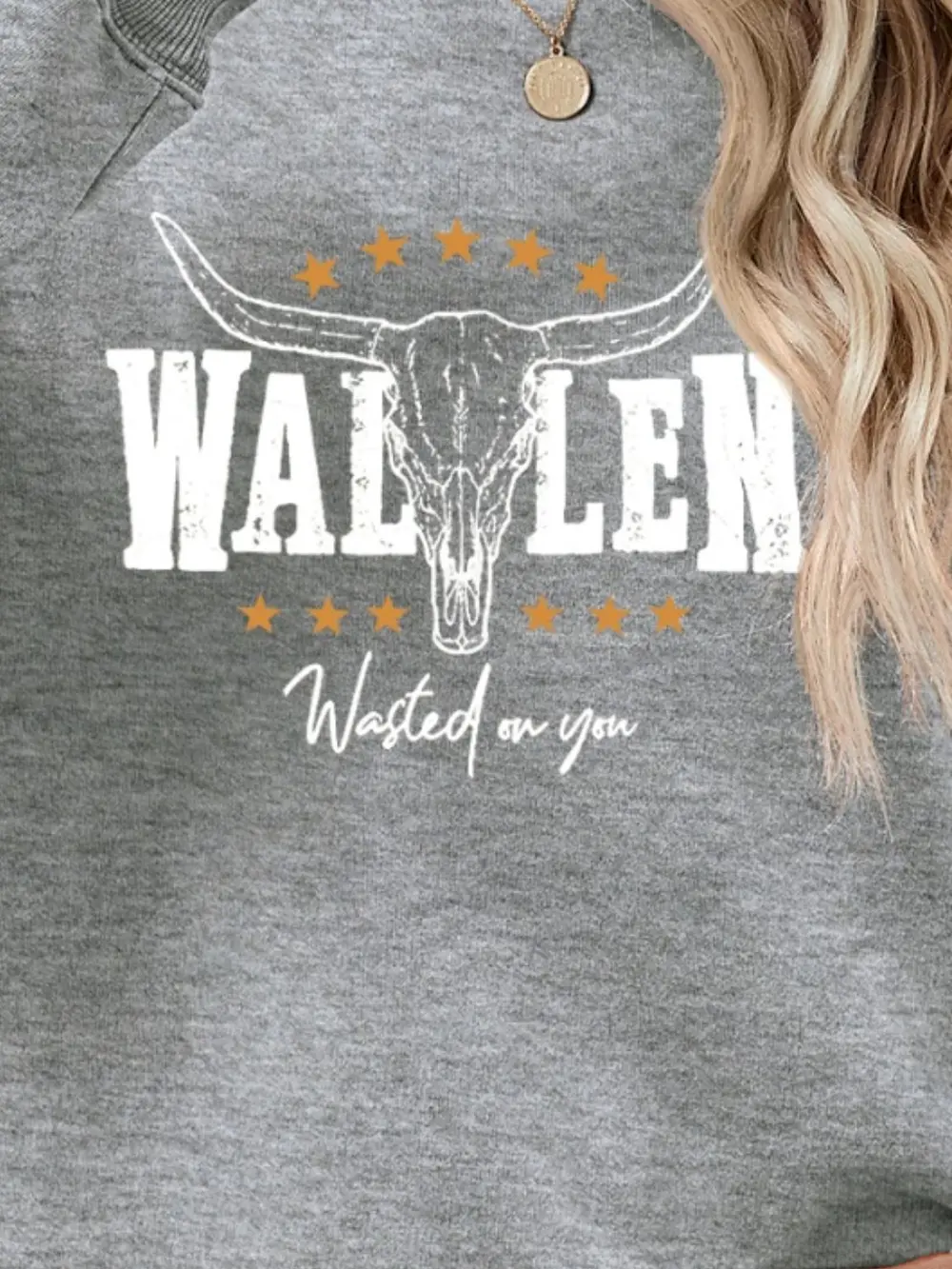 Graphic Round Neck Dropped Shoulder Sweatshirt, image 20