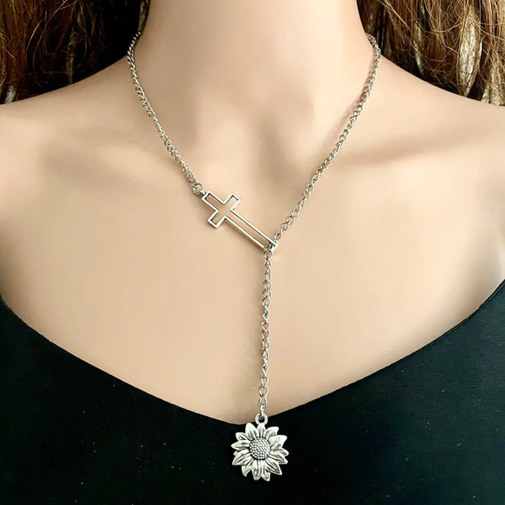 Cross Chain Necklace, image 7