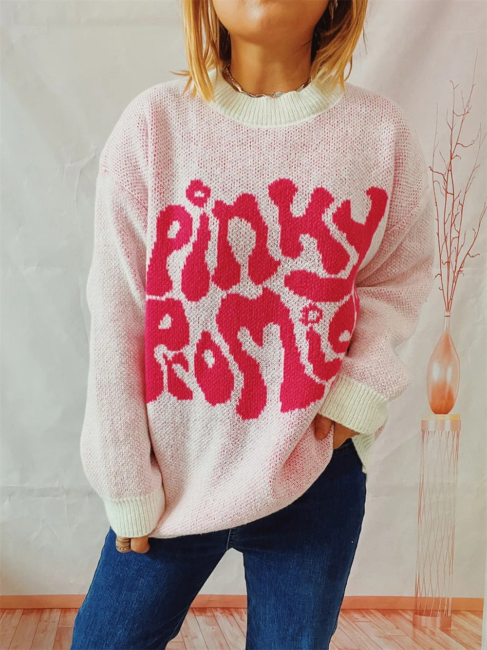 PINKY PROMISE Graphic Sweater, image 7