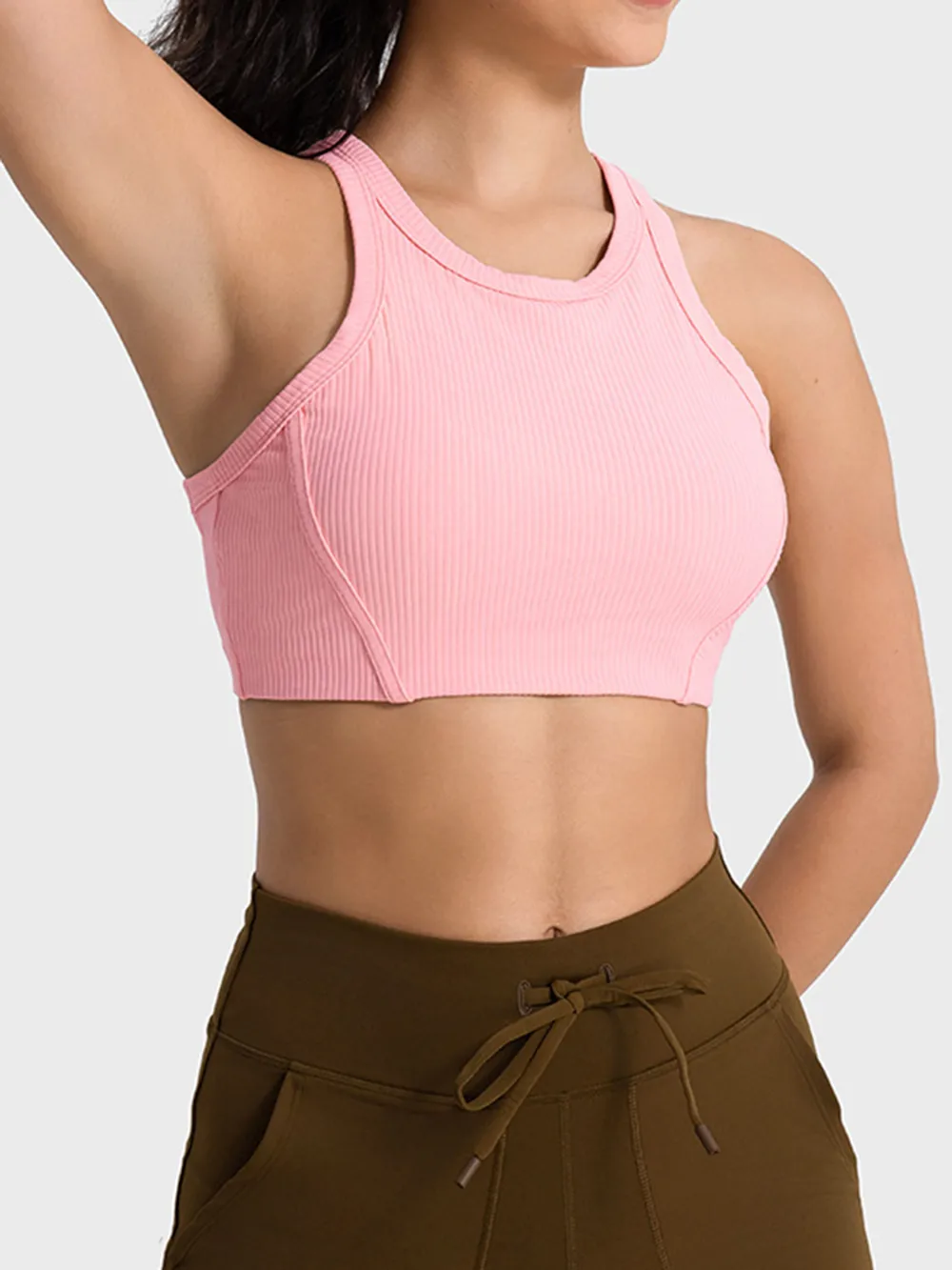 Wide Strap Cropped Sport Tank, image 15