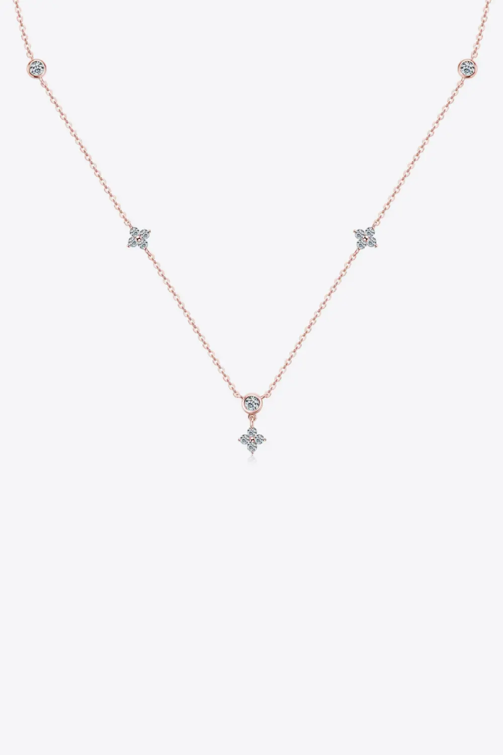 Moissanite 925 Sterling Silver Necklace, image 5