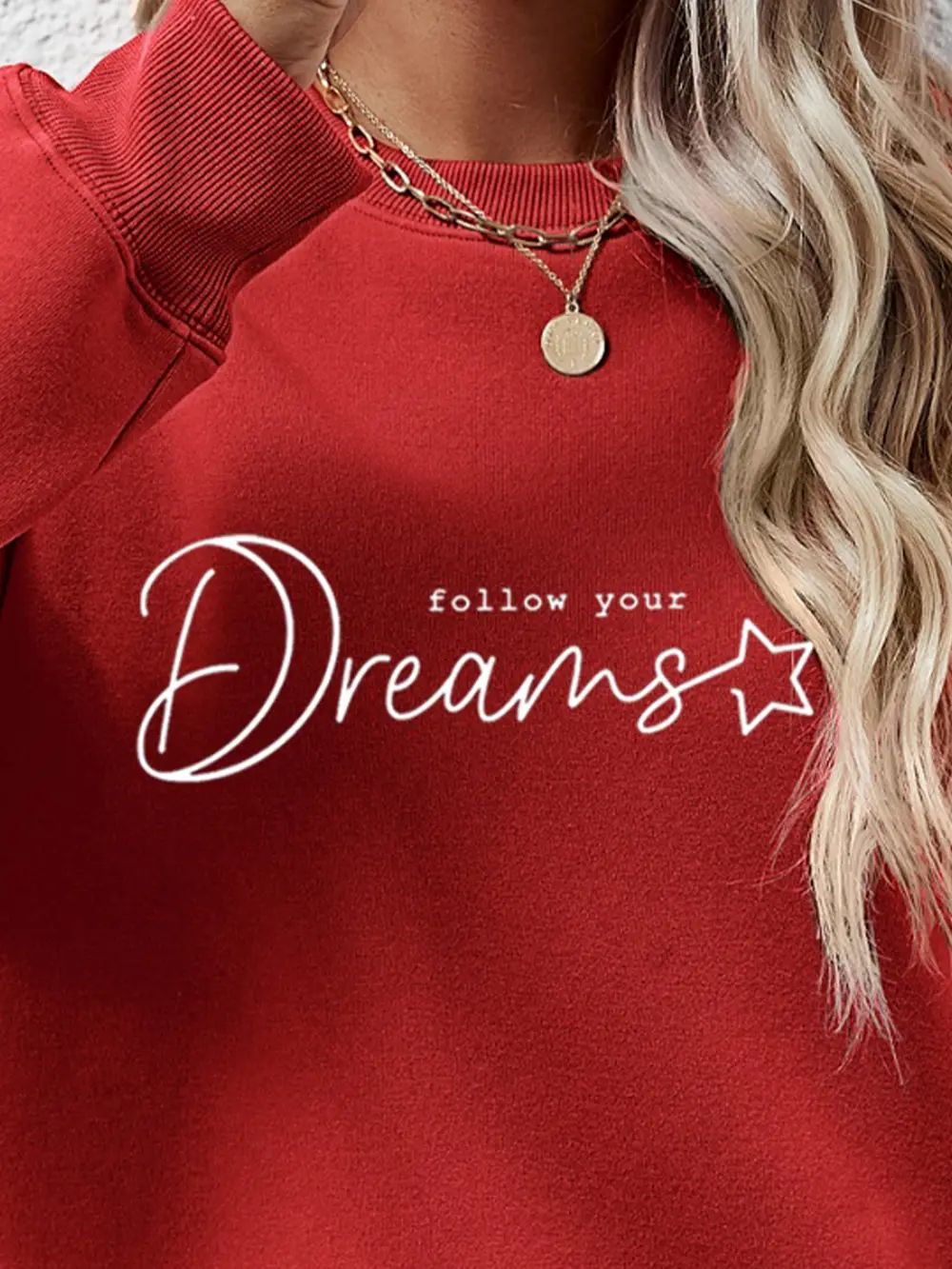 FOLLOW YOUR DREAMS Graphic Sweatshirt, image 6