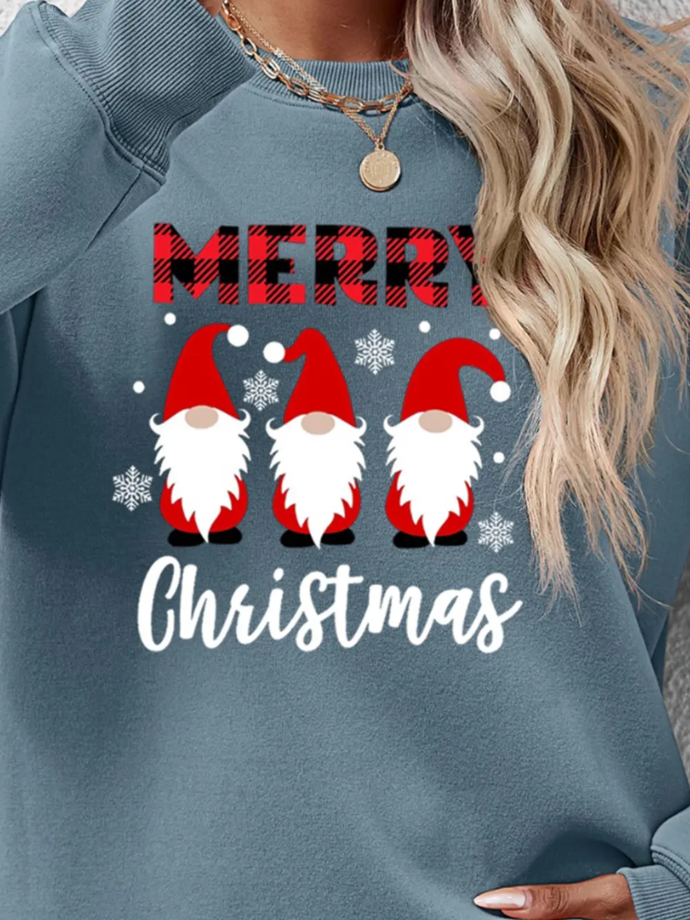 MERRY CHRISTMAS Long Sleeve Sweatshirt, image 11