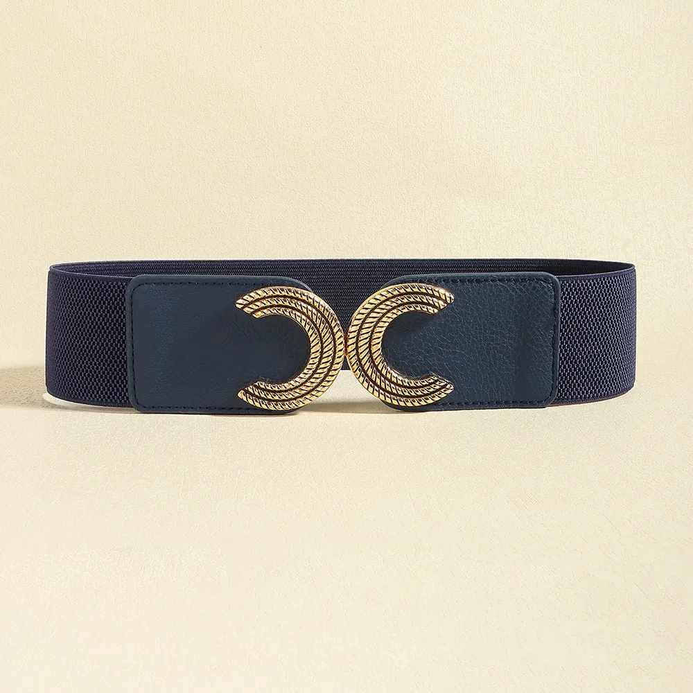 Double C Buckle Elastic Belt, image 7