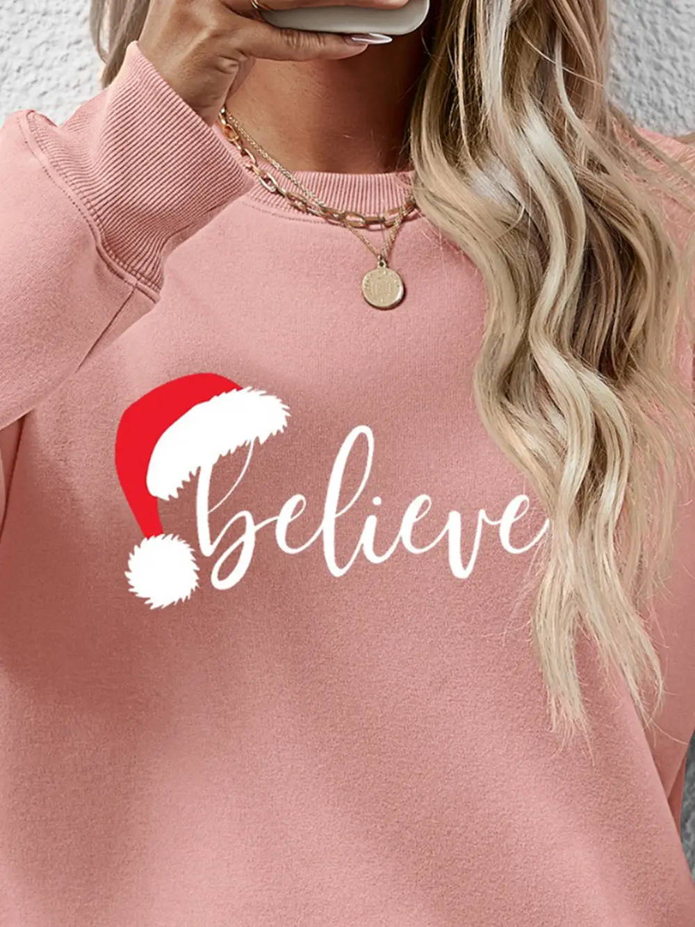 BELIEVE Graphic Long Sleeve Sweatshirt, image 20