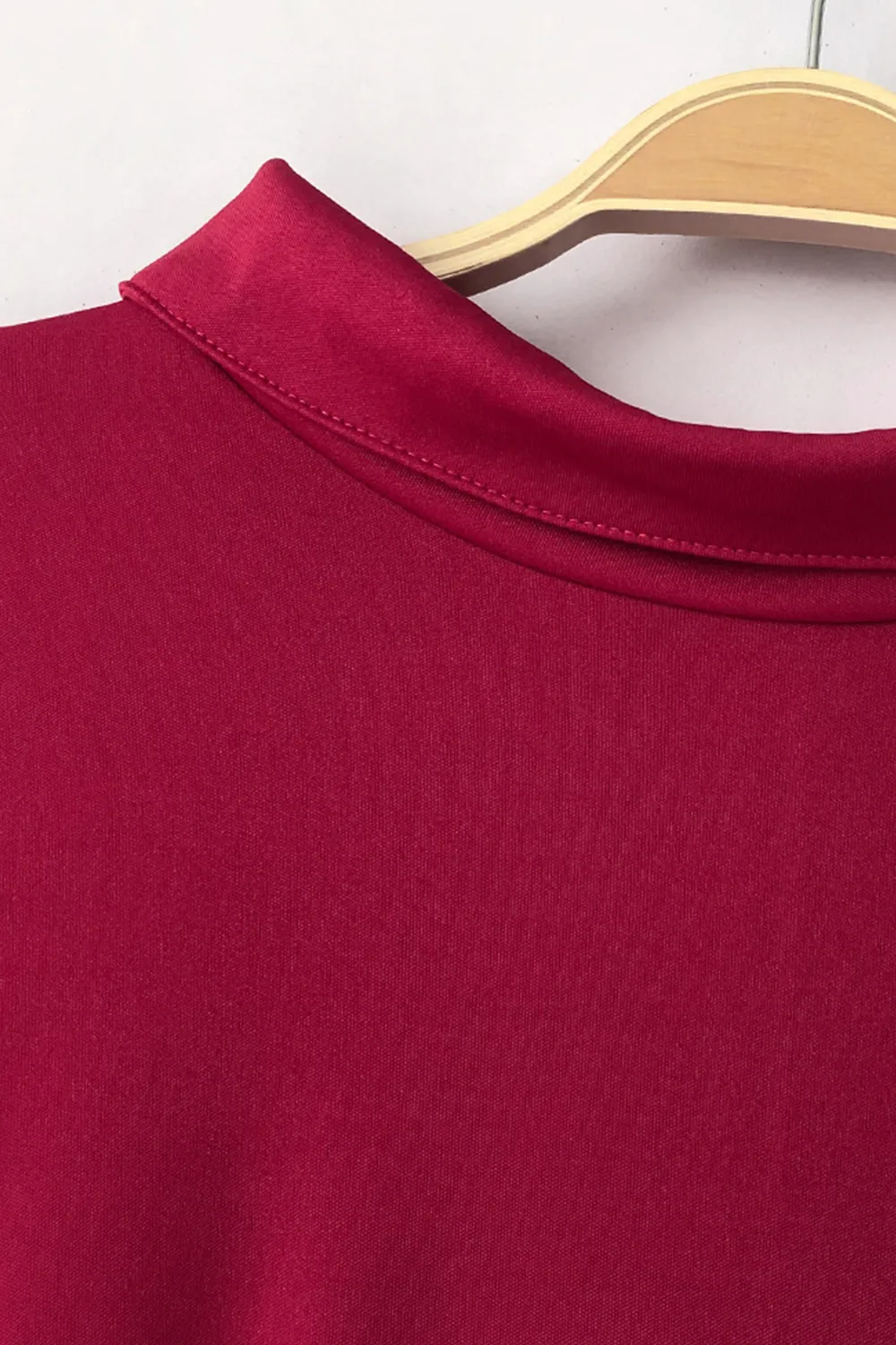 Mock Neck Tie-Waist Half Sleeve Jumpsuit, image 31