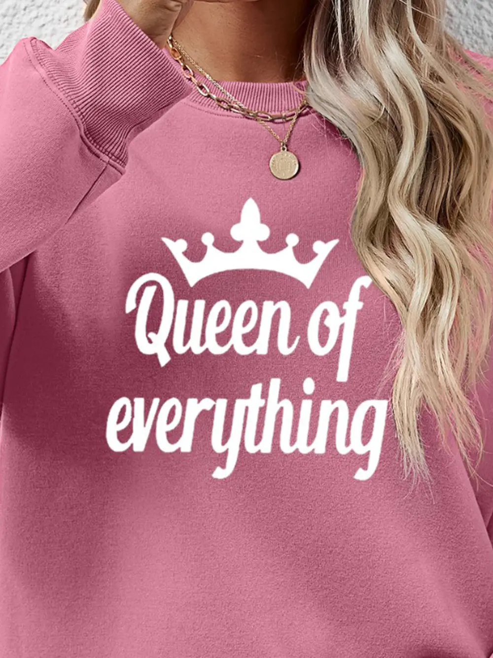 QUEEN OF EVERYTHING Round Neck Sweatshirt, image 15